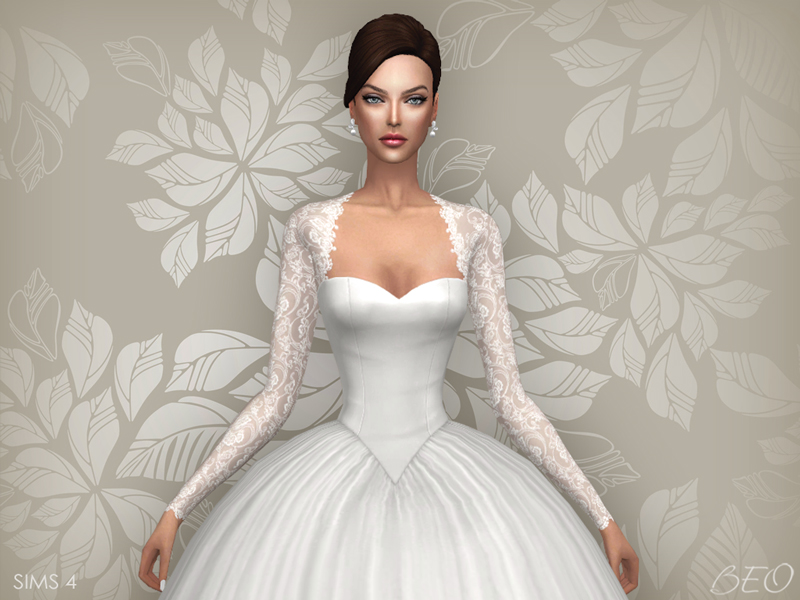 Wedding dress - Cynthia for The Sims 4 by BEO (1)